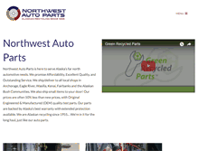 Tablet Screenshot of northwestautoparts.com